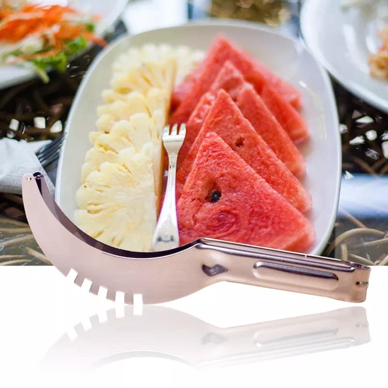 Stainless Steel Watermelon Slicer, Fruit Corer, Stainless Steel Fruit Cutter, Watermelon Knife Stainless Steel Watermelon Slicer, Fruit Corer, Stainless Steel Fruit Cutter, Watermelon Knife
